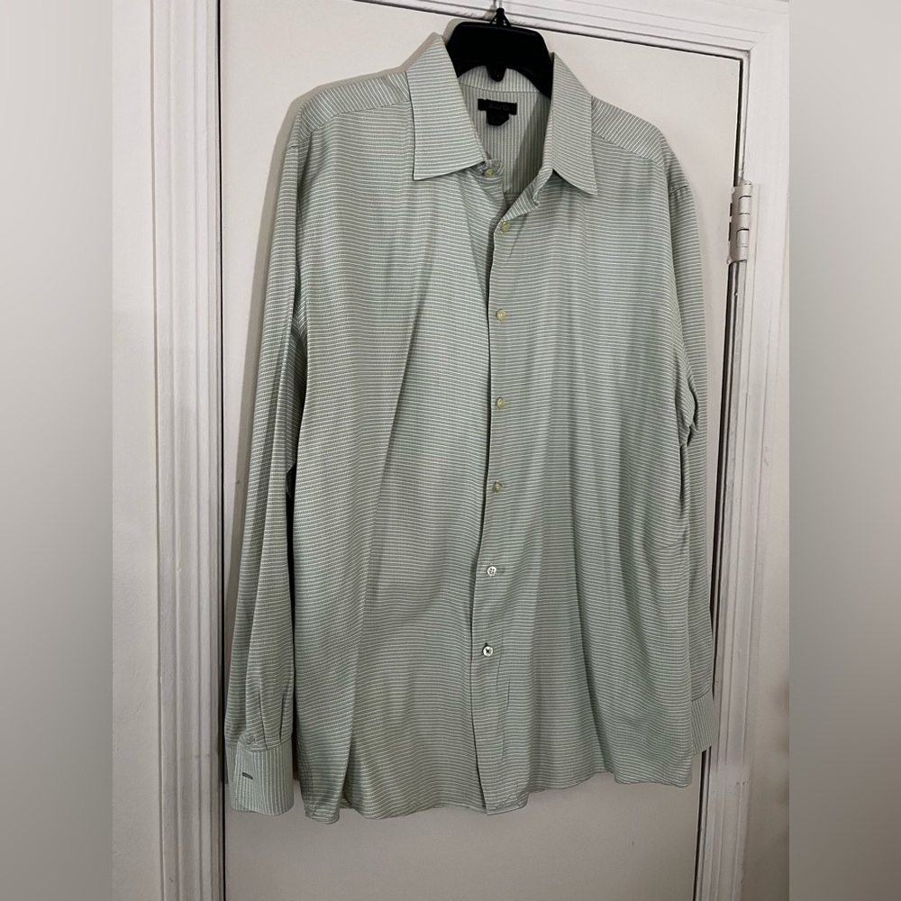 Marshall Field Large Green Button Down Shirt
Size Large